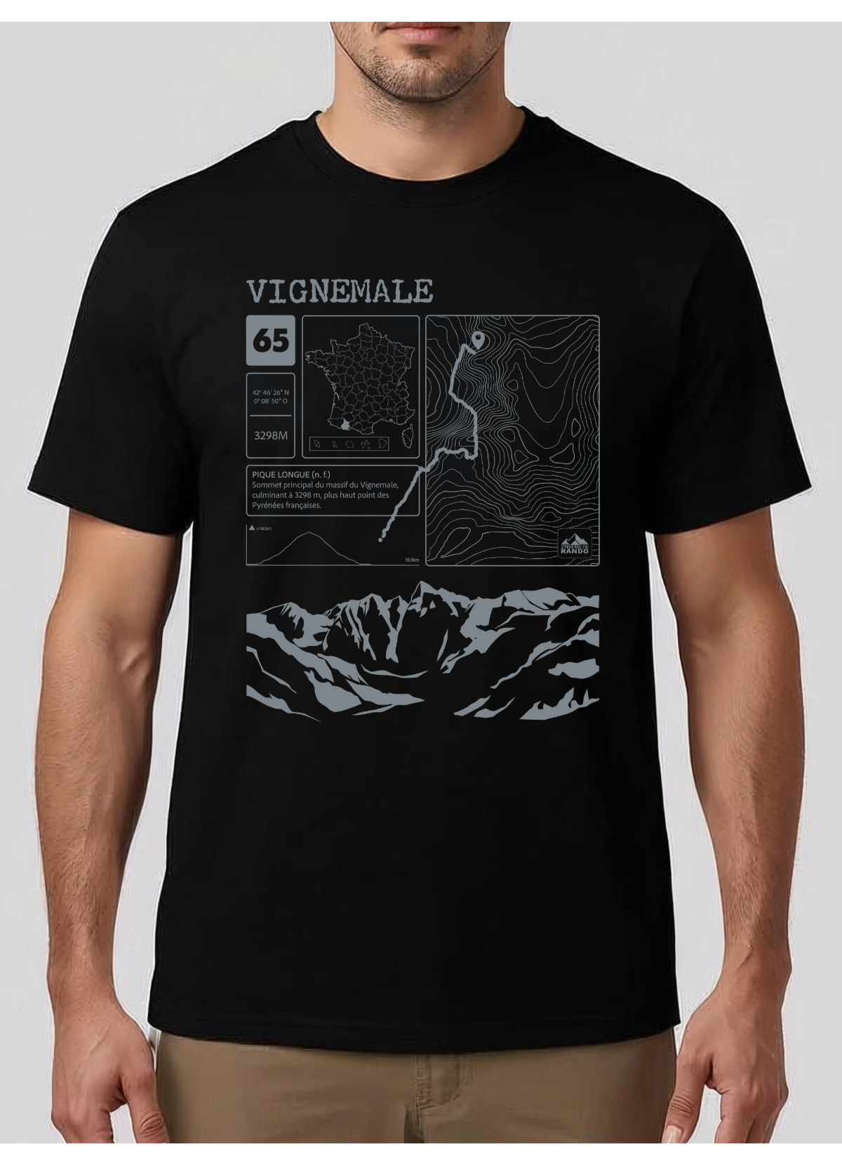 T-shirt  Topo Vignemale