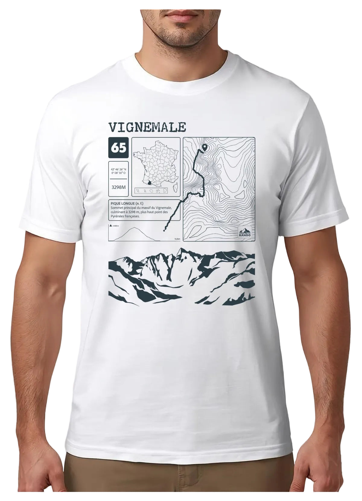 T-shirt  Topo Vignemale