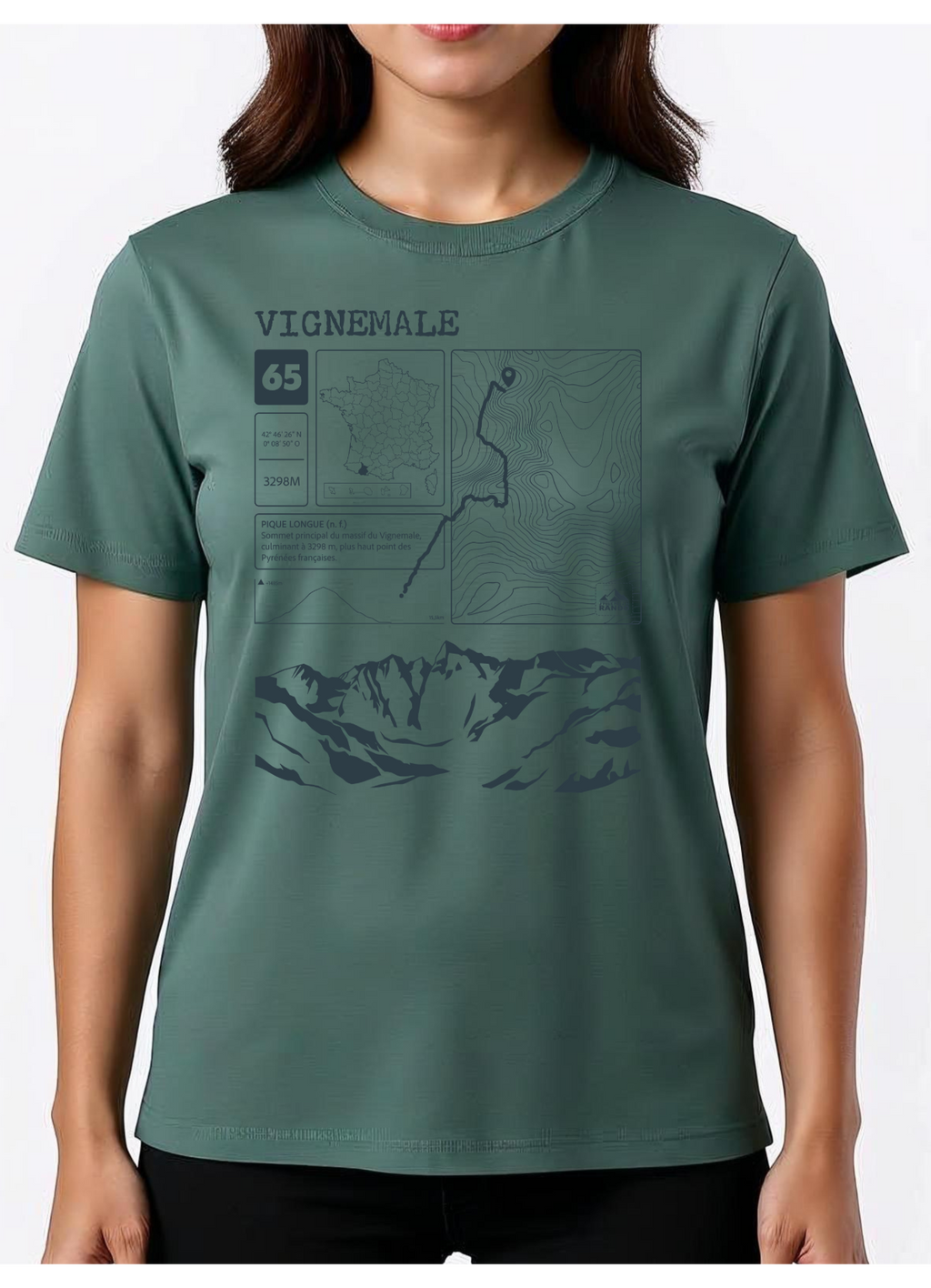 T-shirt  Topo Vignemale