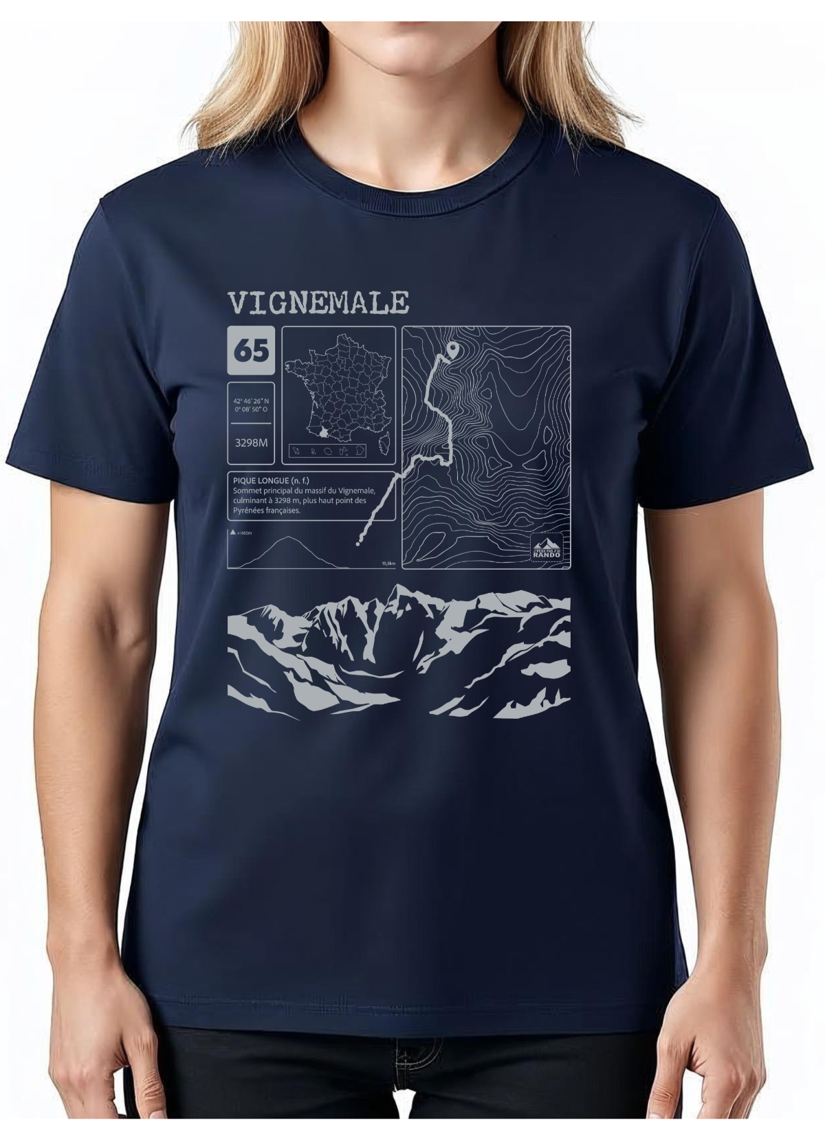 T-shirt  Topo Vignemale