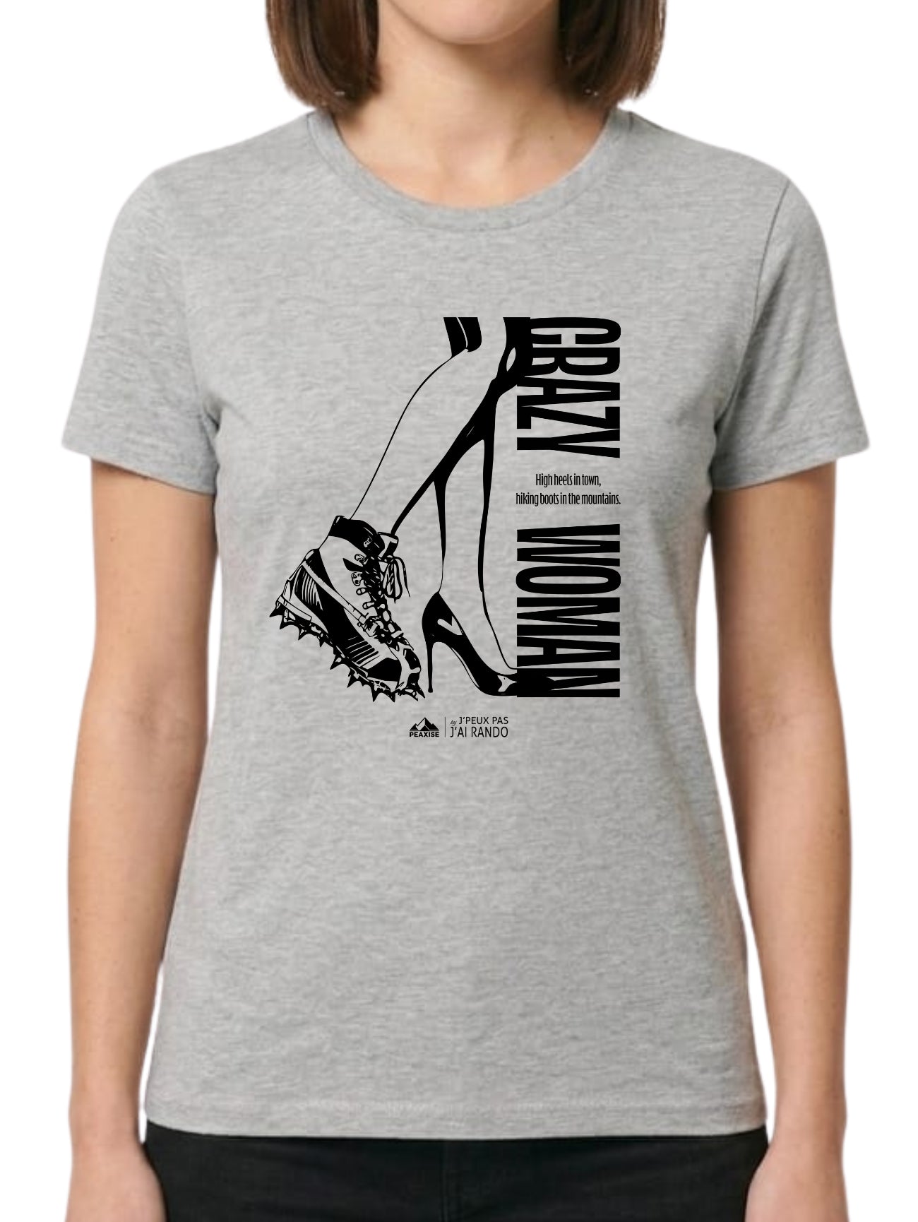 T-shirt Crazy Woman