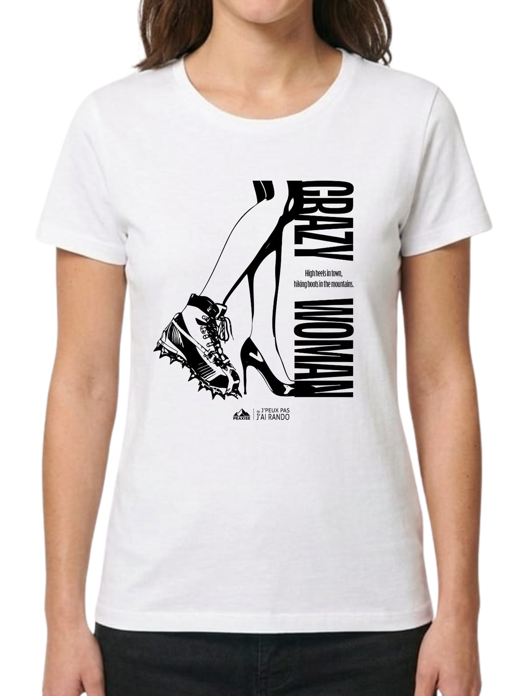 T-shirt Crazy Woman