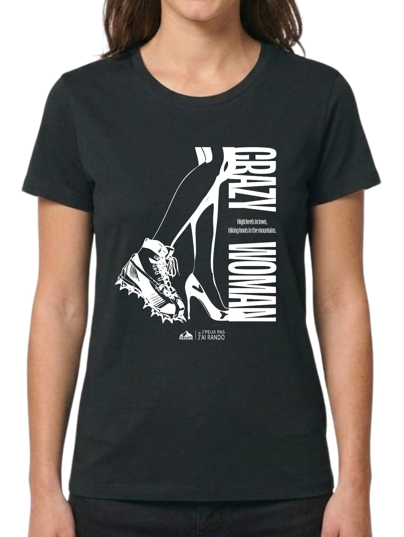 T-shirt Crazy Woman