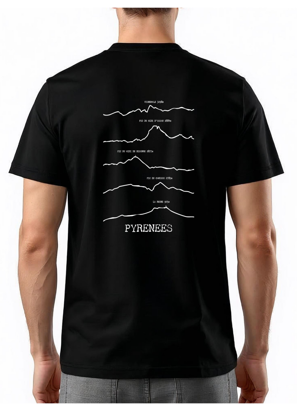 T-Shirt PYRENEES Contour