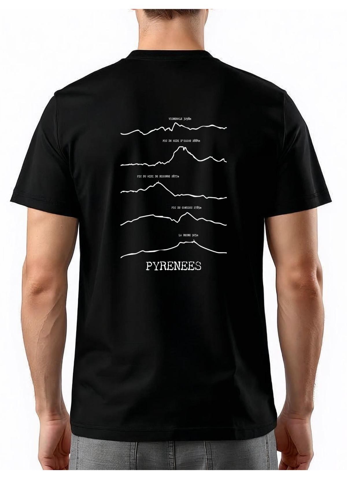 T-Shirt PYRENEES Contour