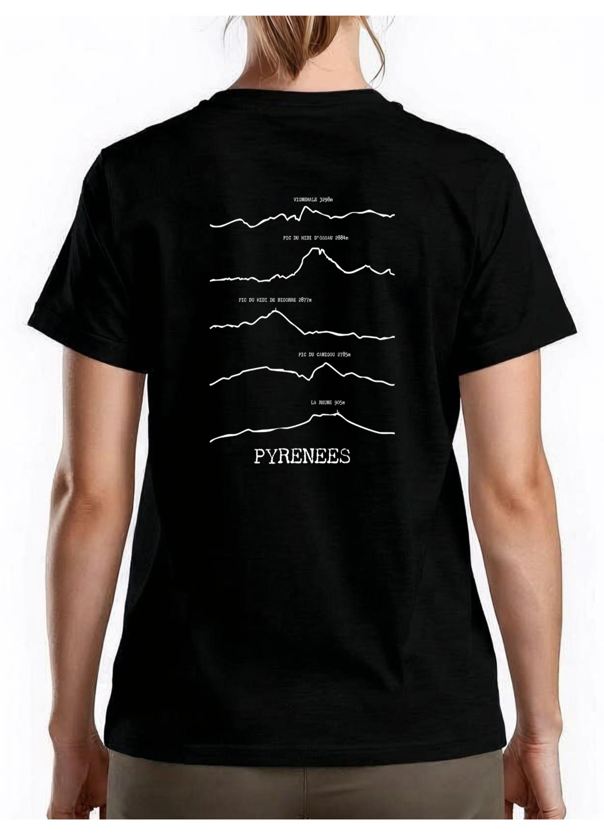 T-Shirt PYRENEES Contour