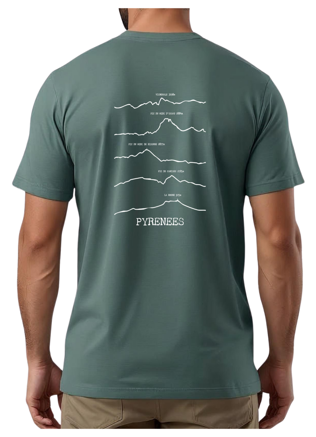 T-Shirt PYRENEES Contour