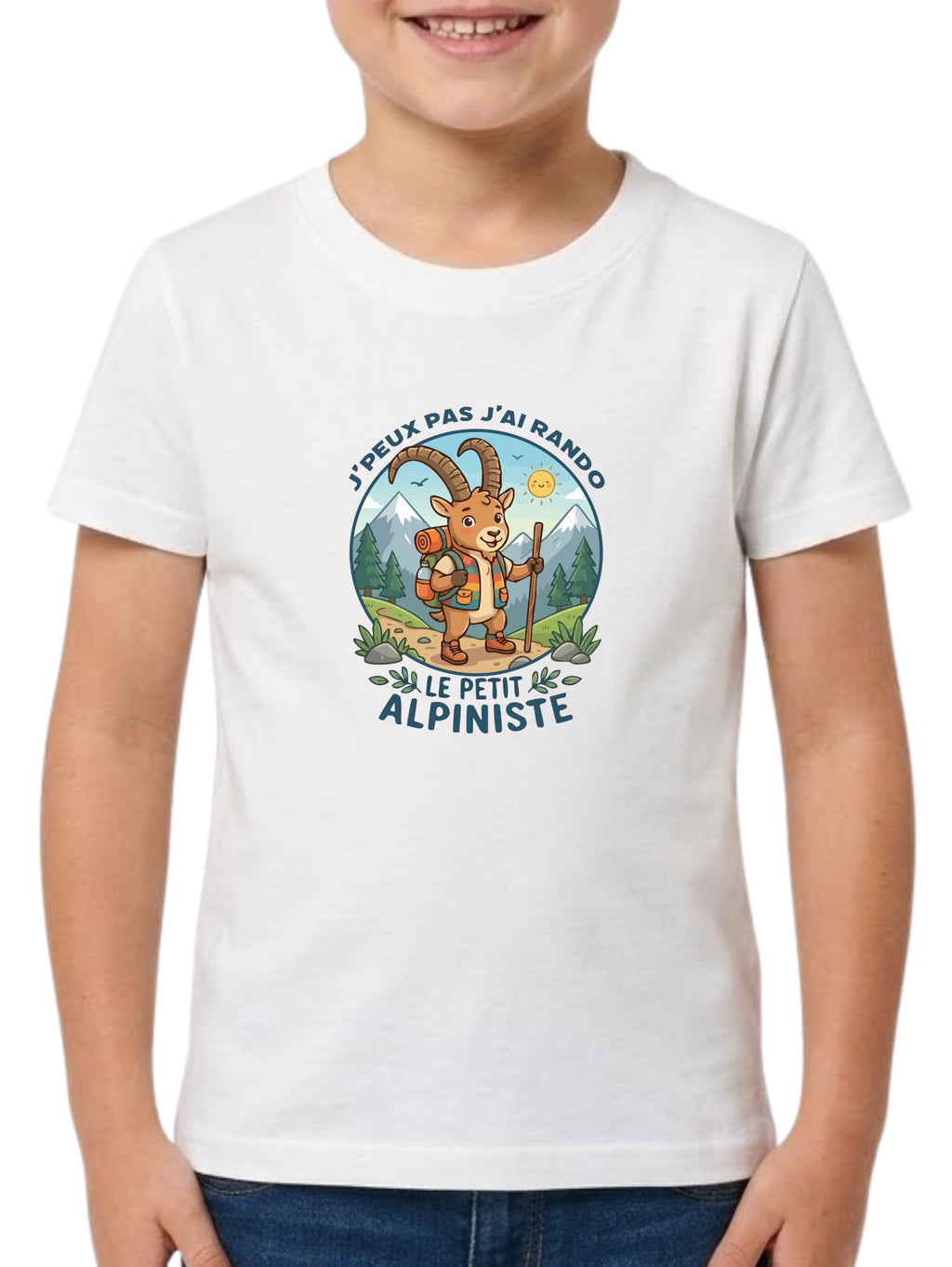 T-Shirt Enfant Petit Alpiniste - Bouquetin
