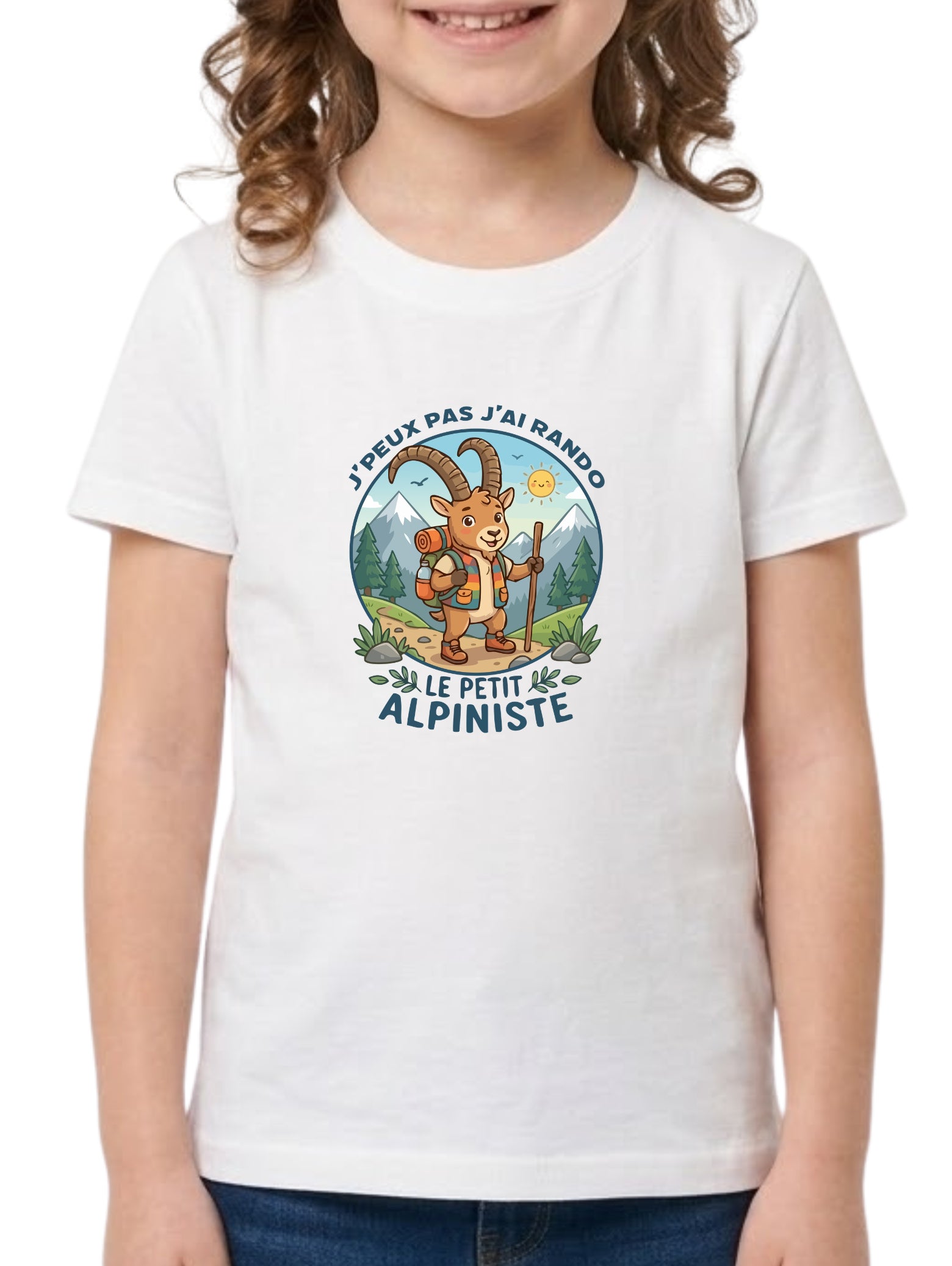 T-Shirt Enfant Petit Alpiniste - Bouquetin