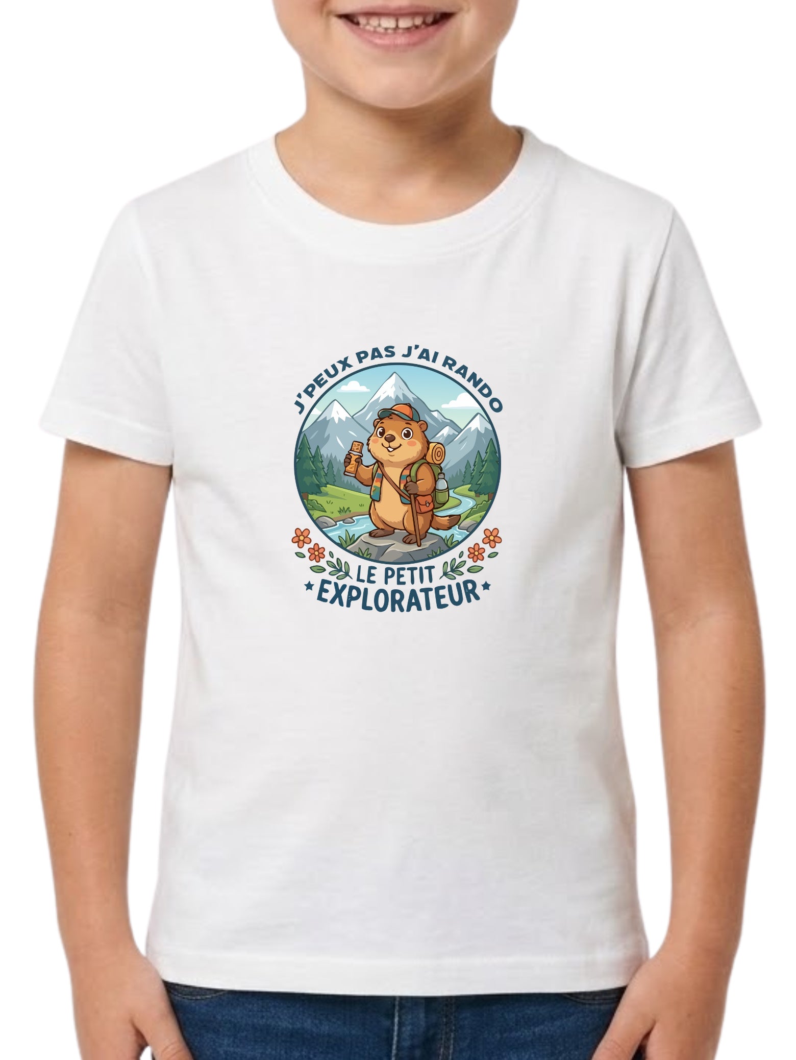 T-Shirt Enfant Petit Explorateur - Marmotte