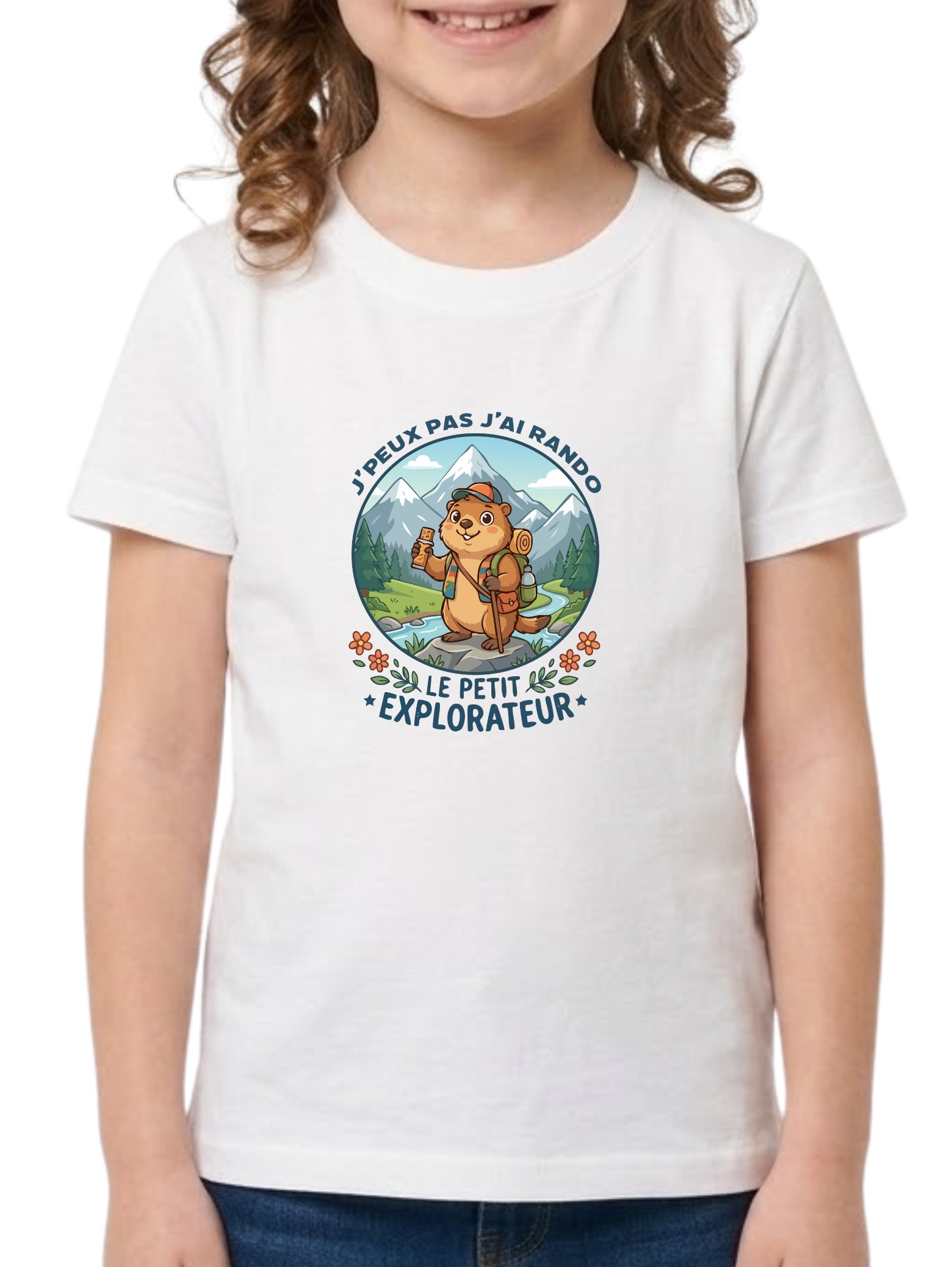 T-Shirt Enfant Petit Explorateur - Marmotte