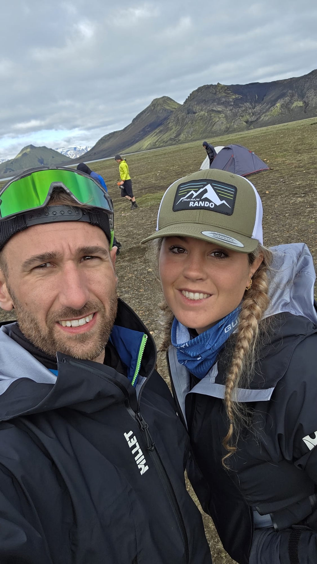 Casquette Jp'eux pas j'ai rando Verte