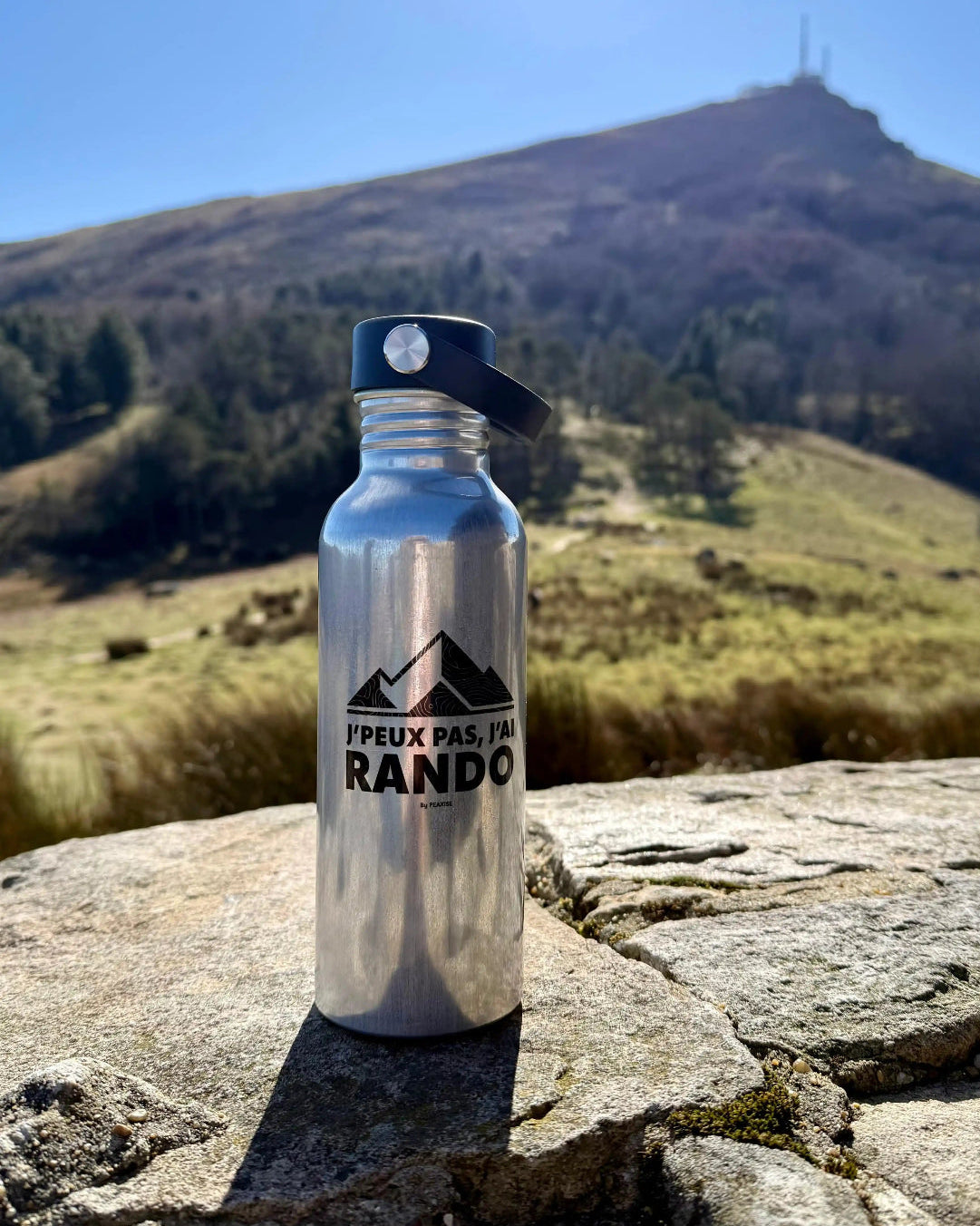 Gourde Aluminium 750ml J'peux pas j'ai rando