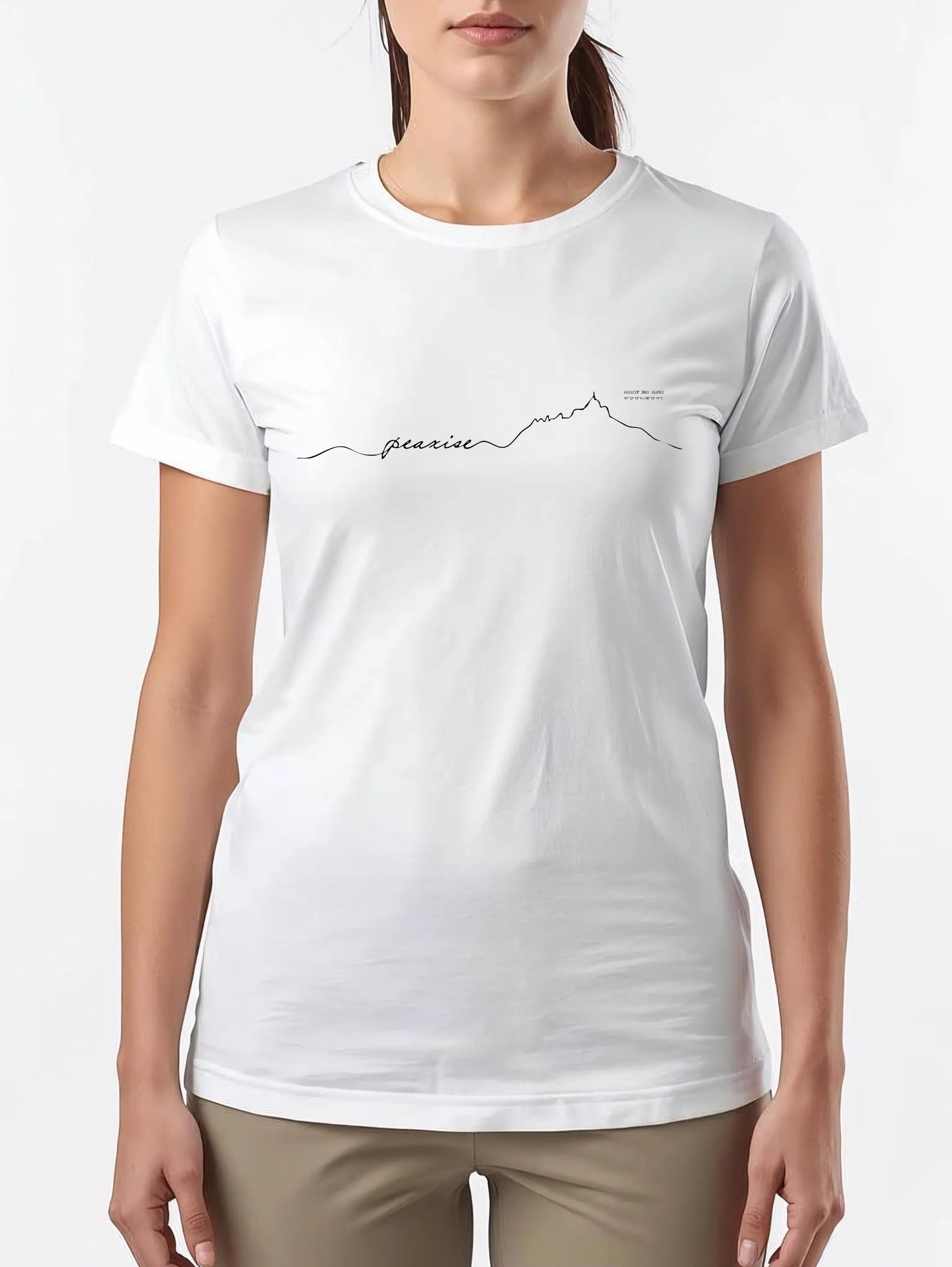 T-shirt femme Alpes