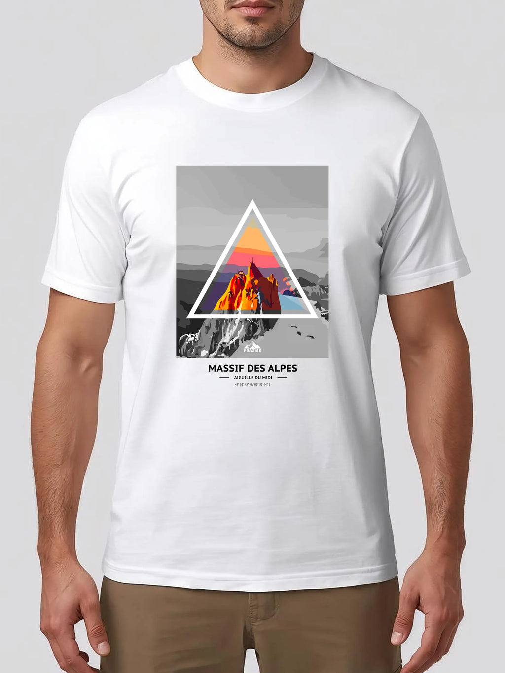 T-shirt Massif des Alpes
