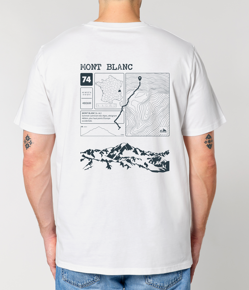 T shirt Topo Mont Blanc Dos
