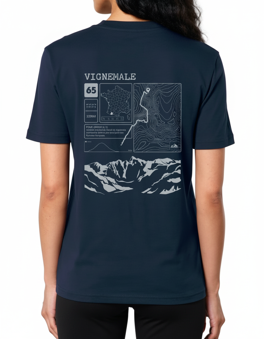 T-shirt Topo Vignemale dos