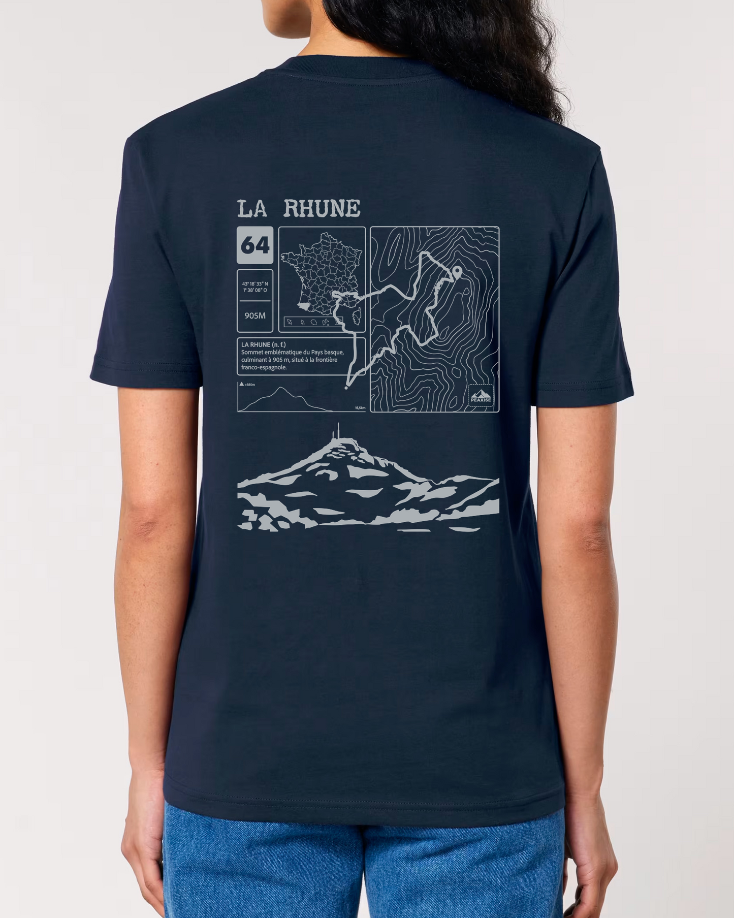 T-shirt Topo La Rhune Dos