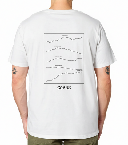 T-shirt Corse Ligne dos