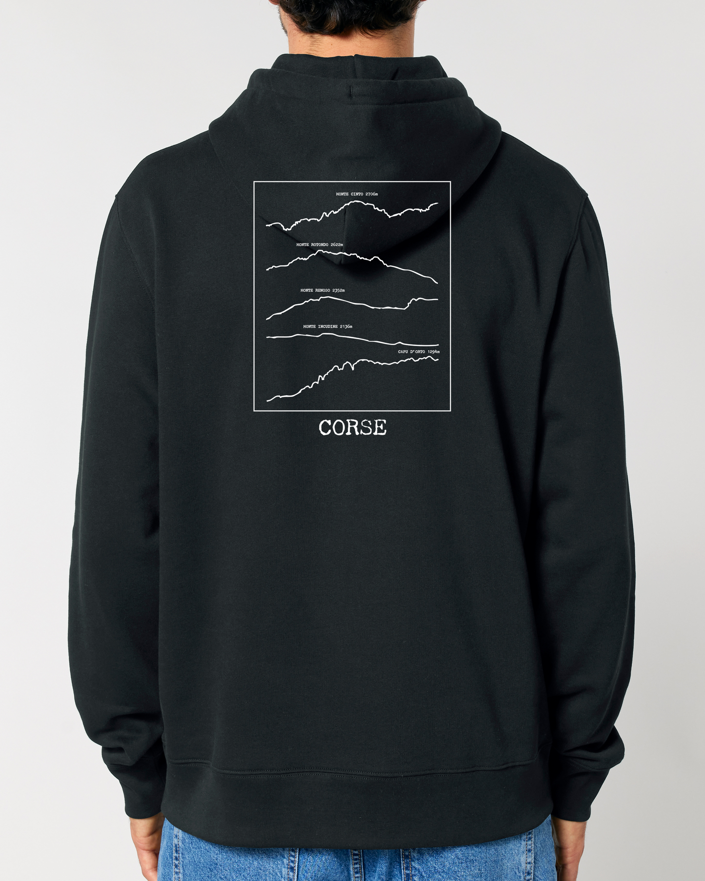 Sweat à capuche Corse édition Ligne