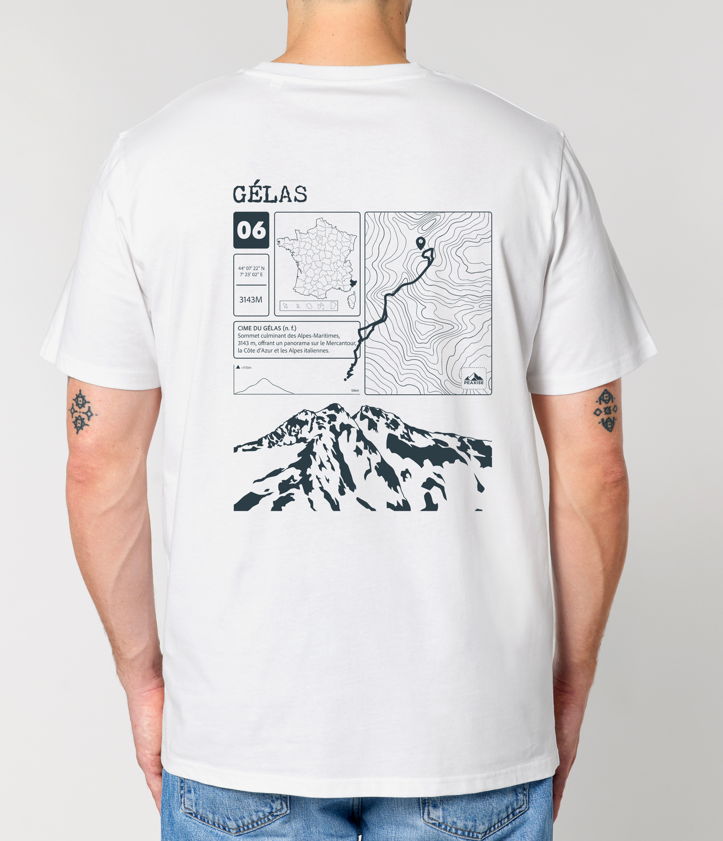 T-shirt Topo Gélas Dos