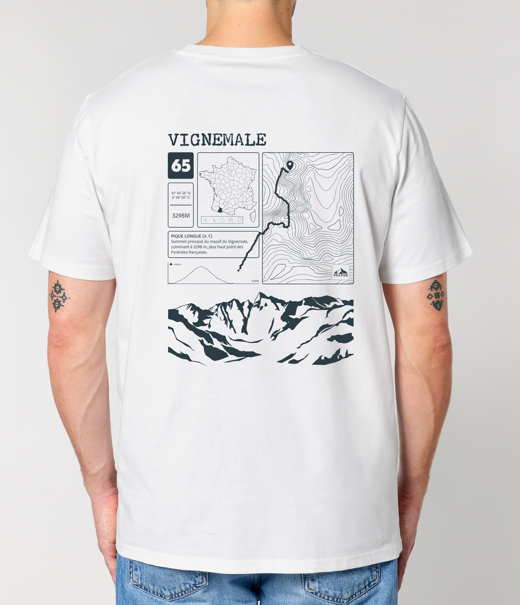 T-shirt Topo Vignemale dos
