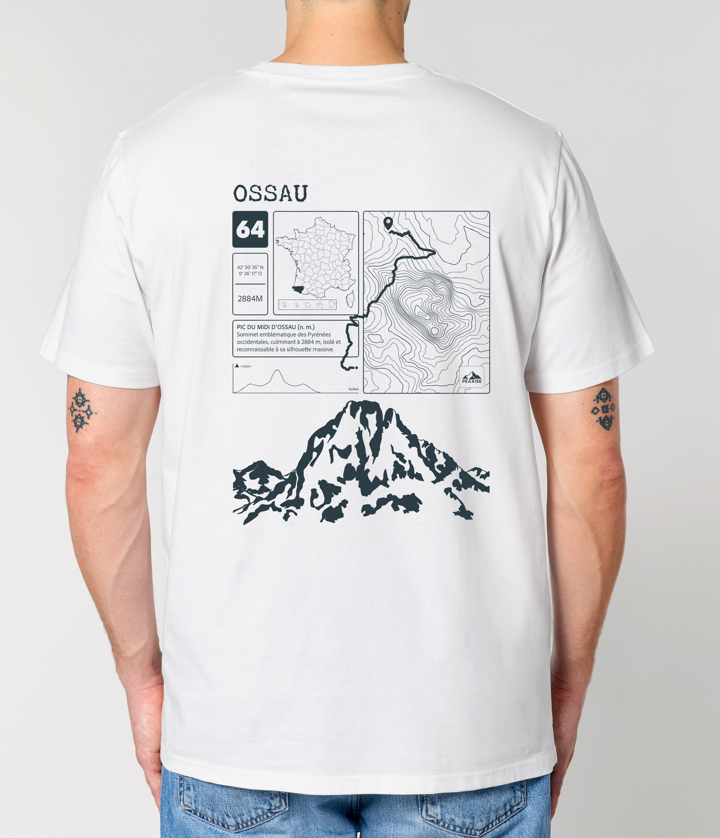 T-shirt Topo Ossau Dos