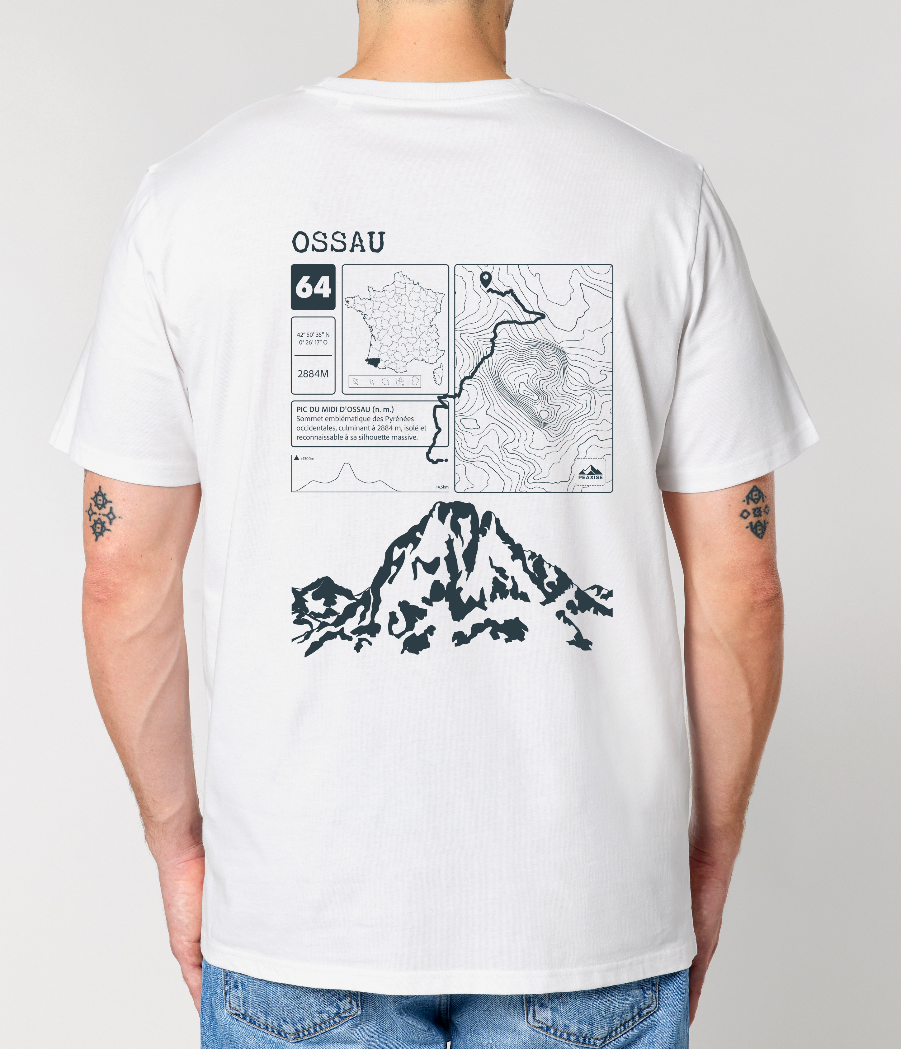 T-shirt Topo Ossau Dos
