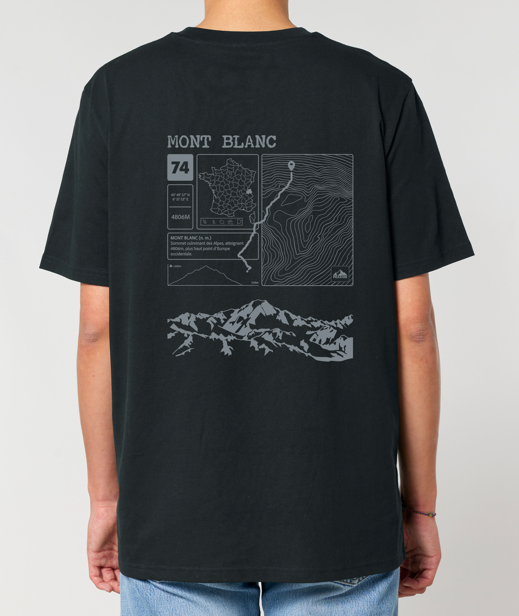 T shirt Topo Mont Blanc Dos