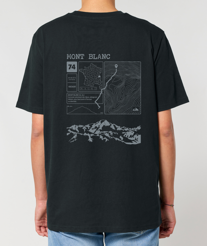 T shirt Topo Mont Blanc Dos