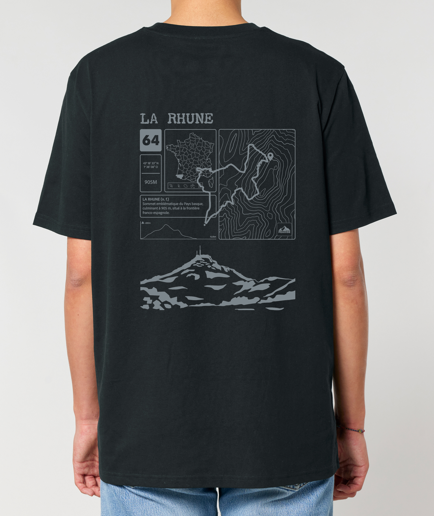 T-shirt Topo La Rhune Dos