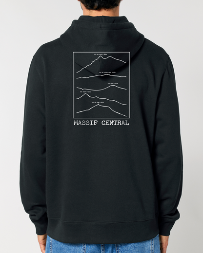 Sweat à capuche Massif central édition Ligne