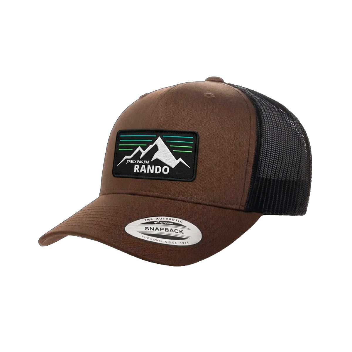 Casquette J'peux pas j'ai rando Marron