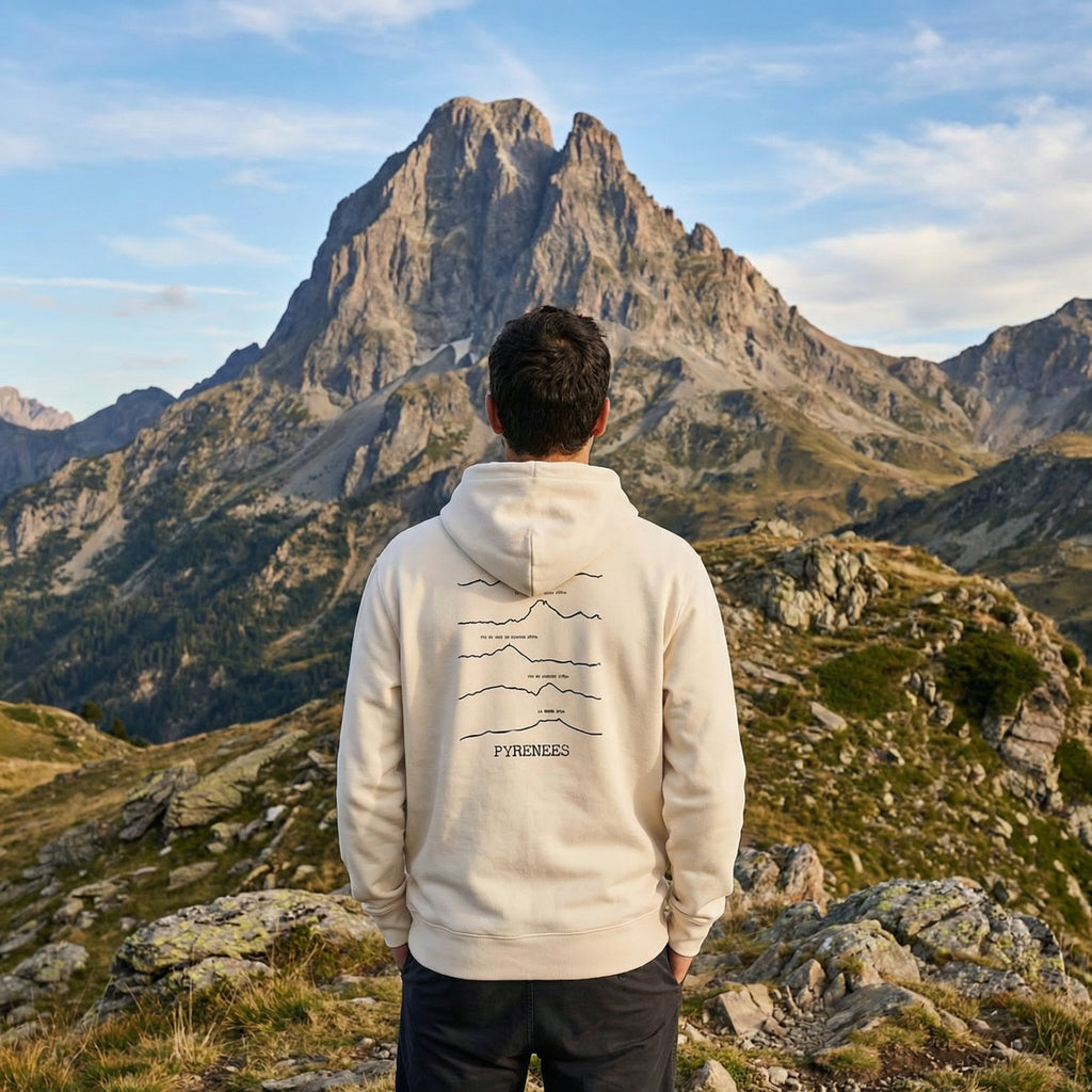 Sweat à Capuche Pyrénées | Ligne
