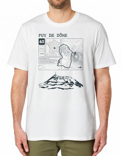 T-shirt Topo Puy de Dôme
