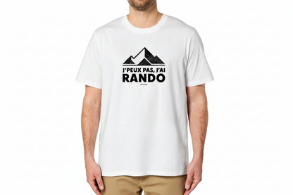 T-Shirt J'peux pas, J'ai rando Courbe