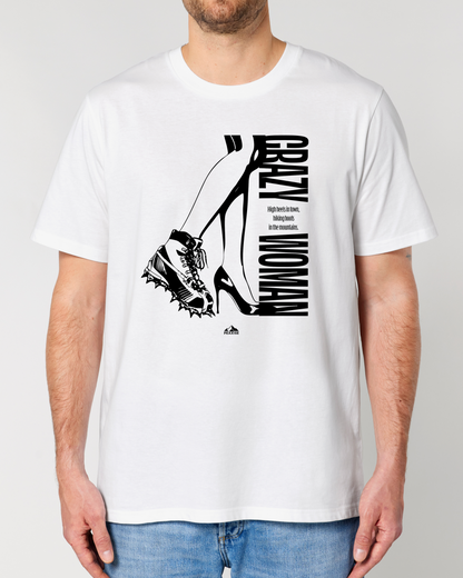 T-shirt Crazy Woman