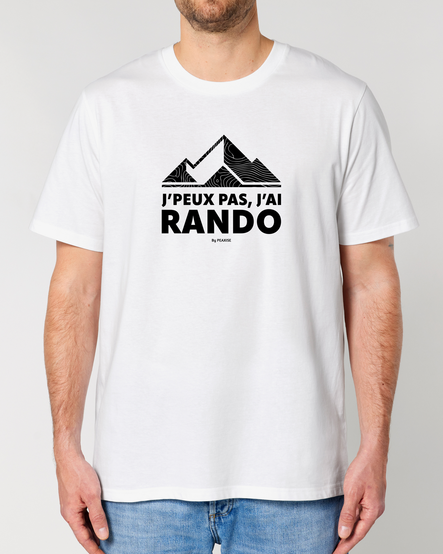 T-Shirt J'peux pas, J'ai rando Courbe