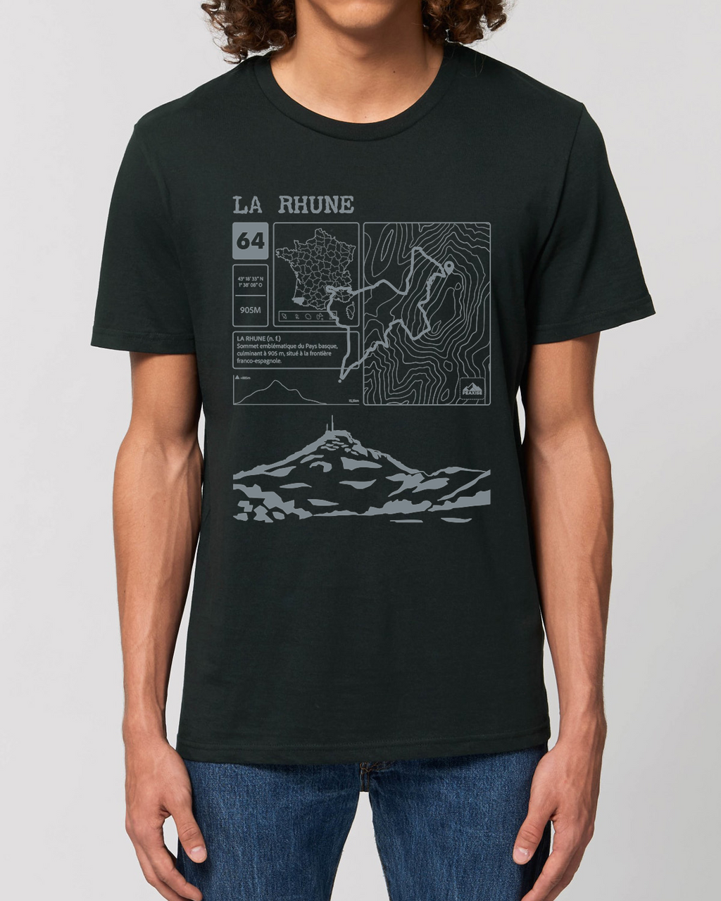 T-shirt Topo La Rhune