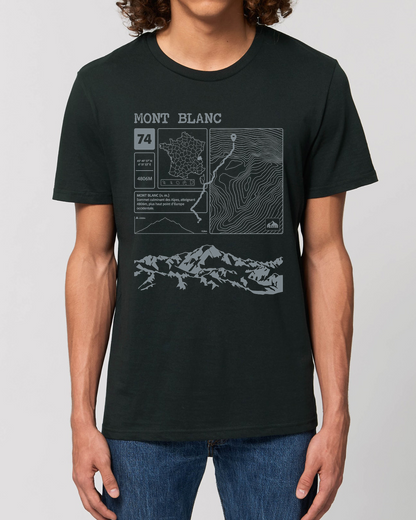 T-shirt Topo Mont Blanc