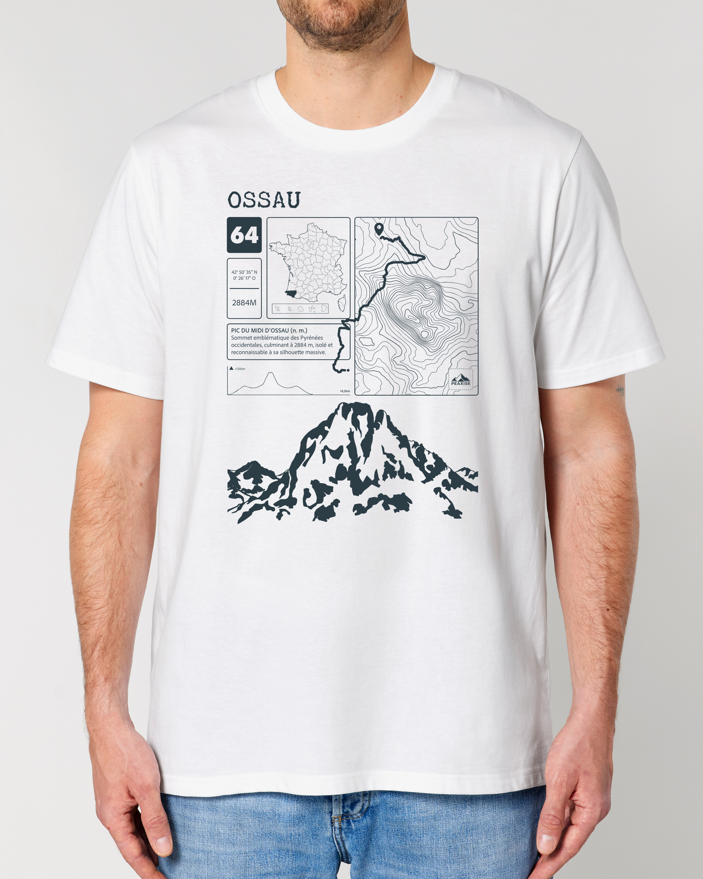 T-shirt Topo Ossau