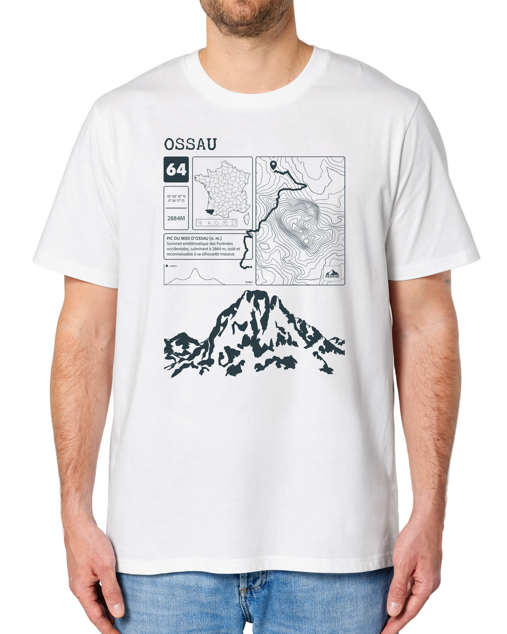 T-shirt Topo Ossau