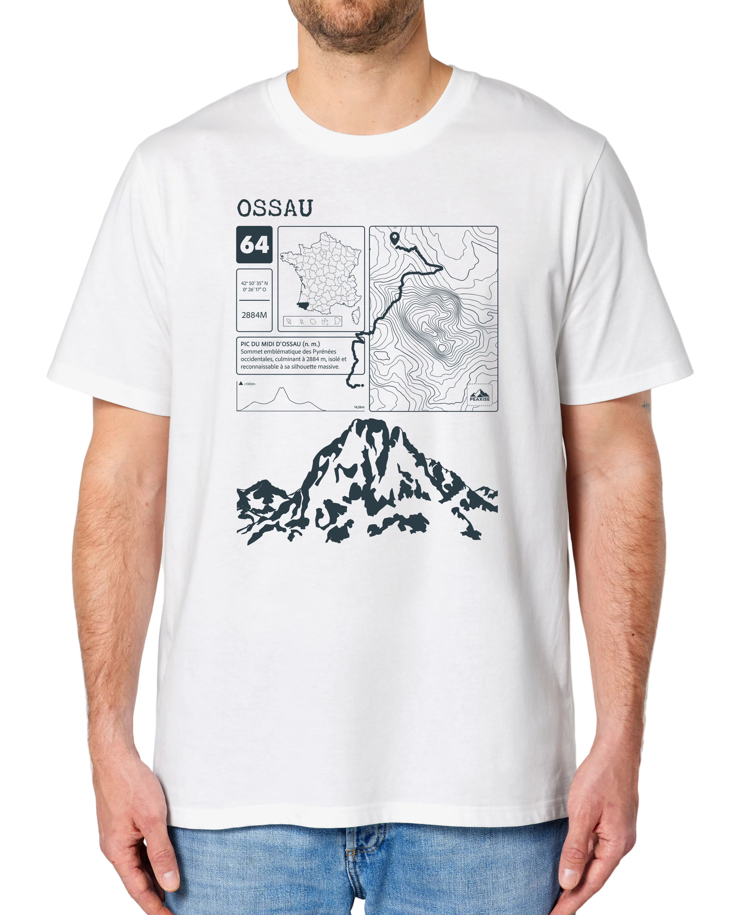 T-shirt Topo Ossau
