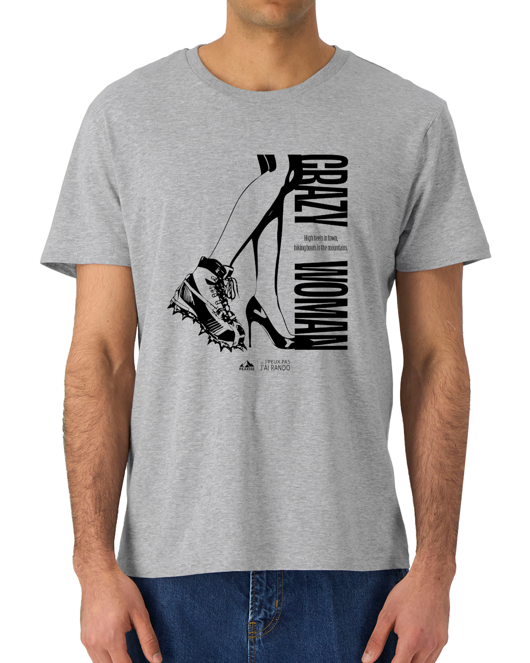 T-shirt Crazy Woman