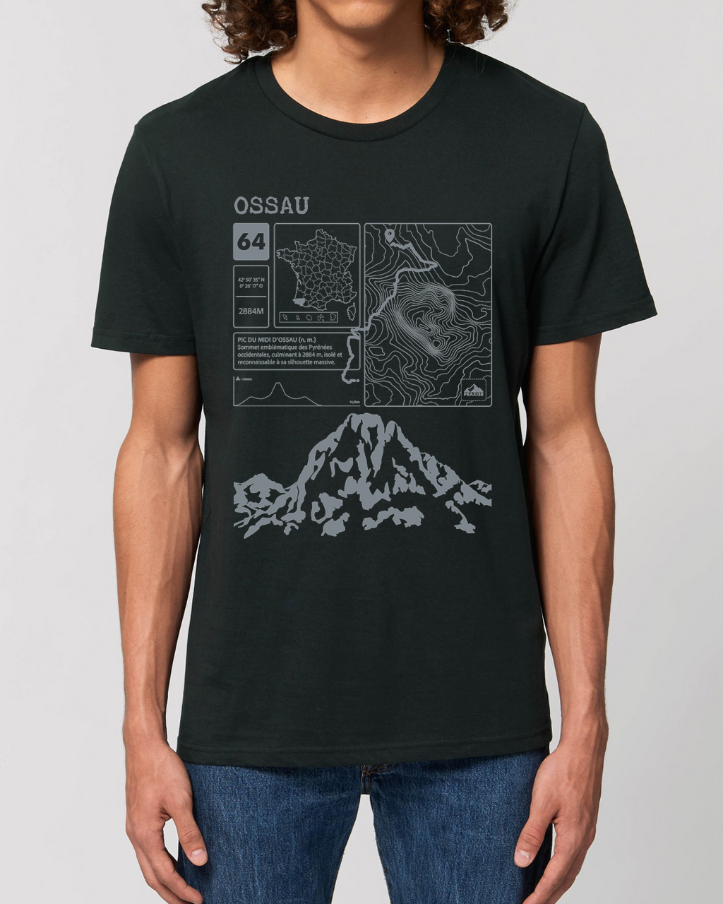 T-shirt Topo Ossau