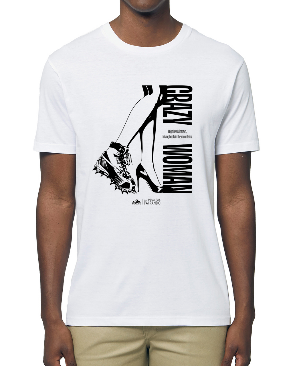 T-shirt Crazy Woman