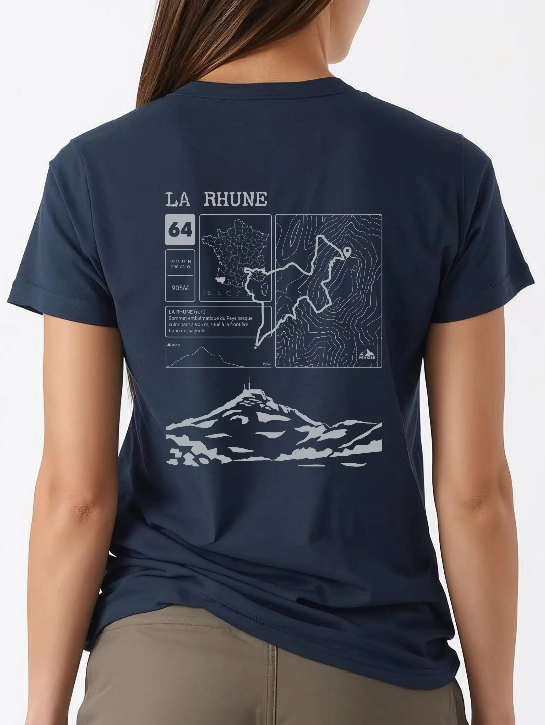 T-shirt Topo La Rhune Dos