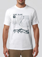 T-shirt Topo Mont Blanc
