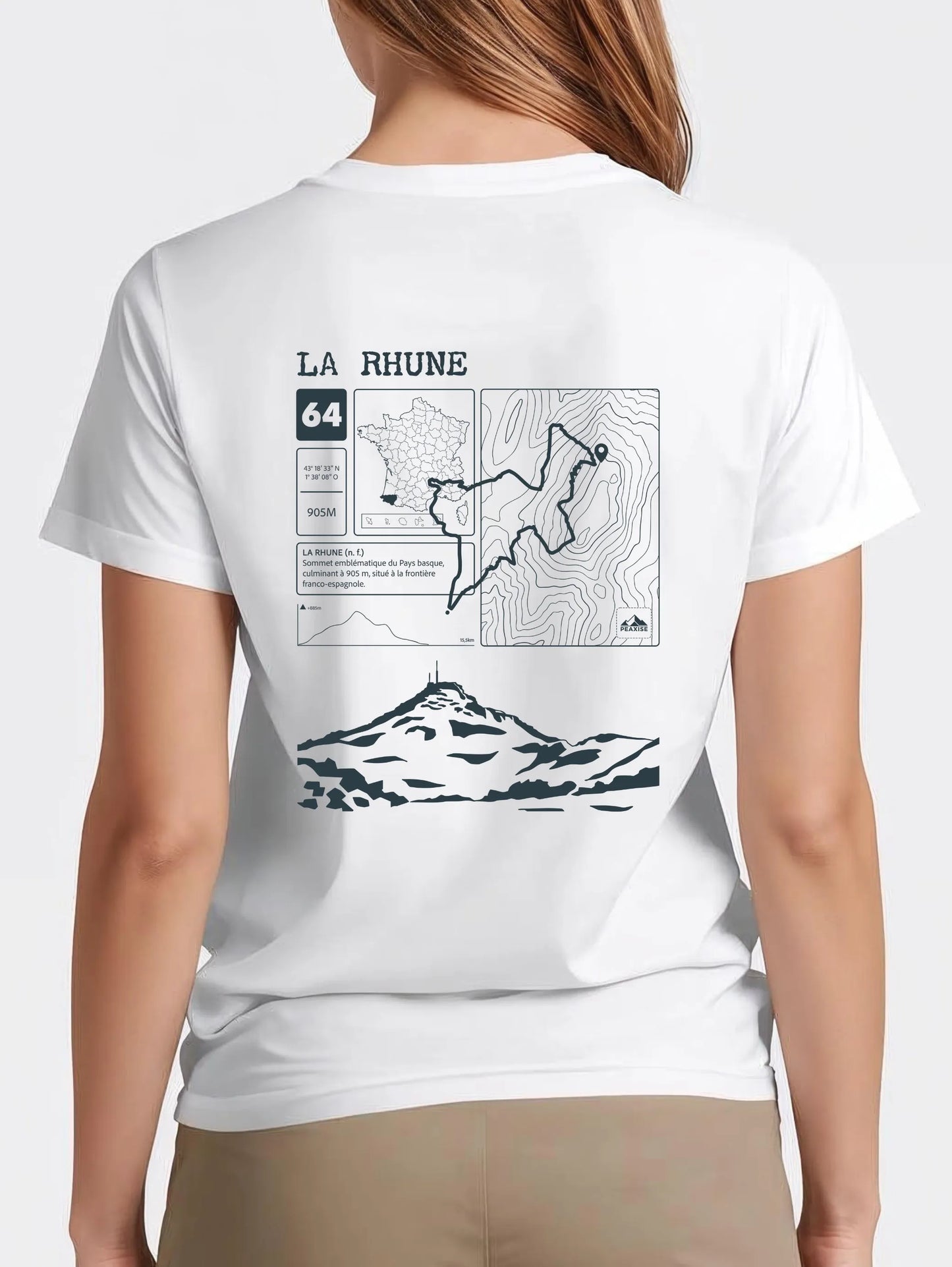 T-shirt Topo La Rhune Dos