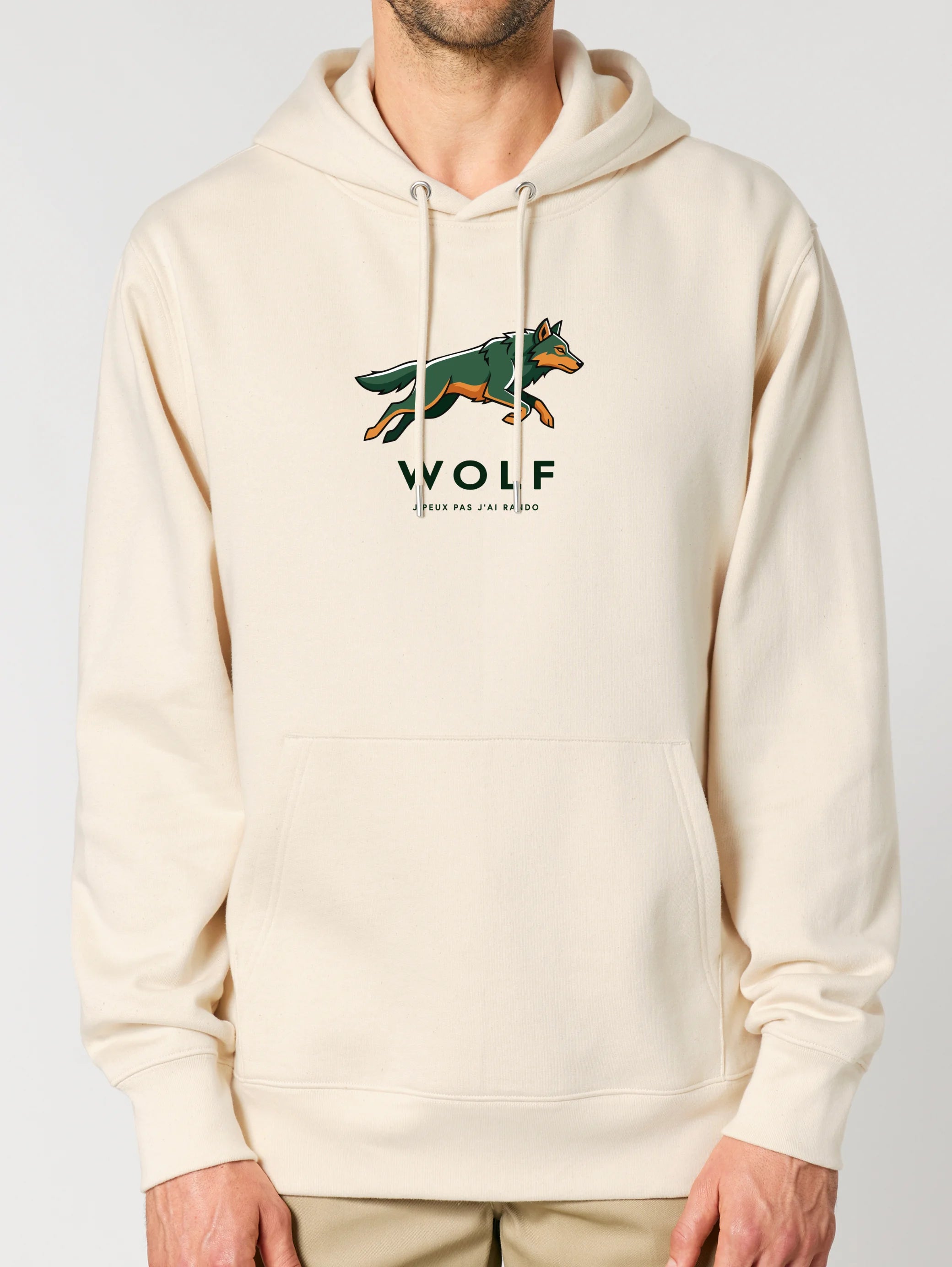 Sweat à Capuche Loup